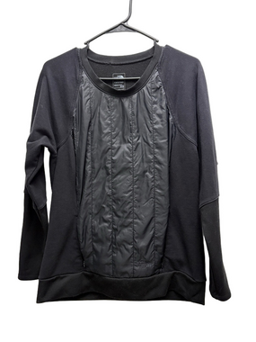 The North Face Black Quilted Flashdry Sweatshirt Medium